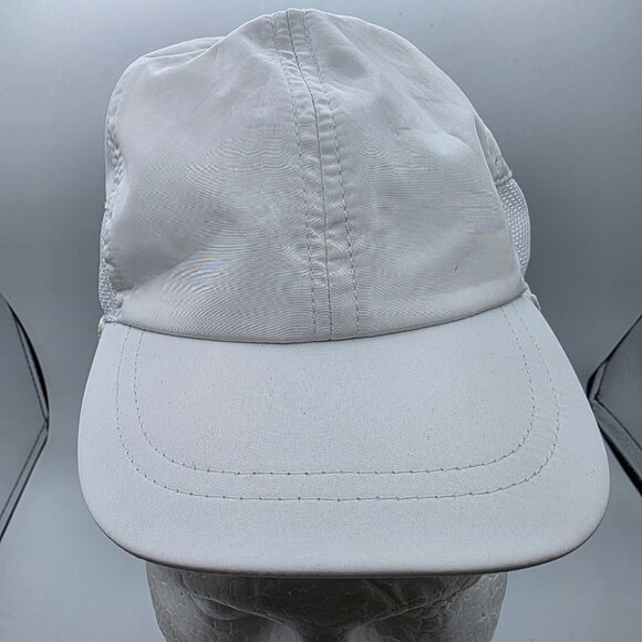 SwimZip Kids Flap Hat 6-24M White Polyester Sun Protection Hat UPF 50+ - Picture 1 of 11